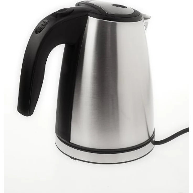 Adler AD 1203 AD1203 Wasserkocher 1630 W, Edelstahl 1 Liter, Silber-Schwarz – Bild 2