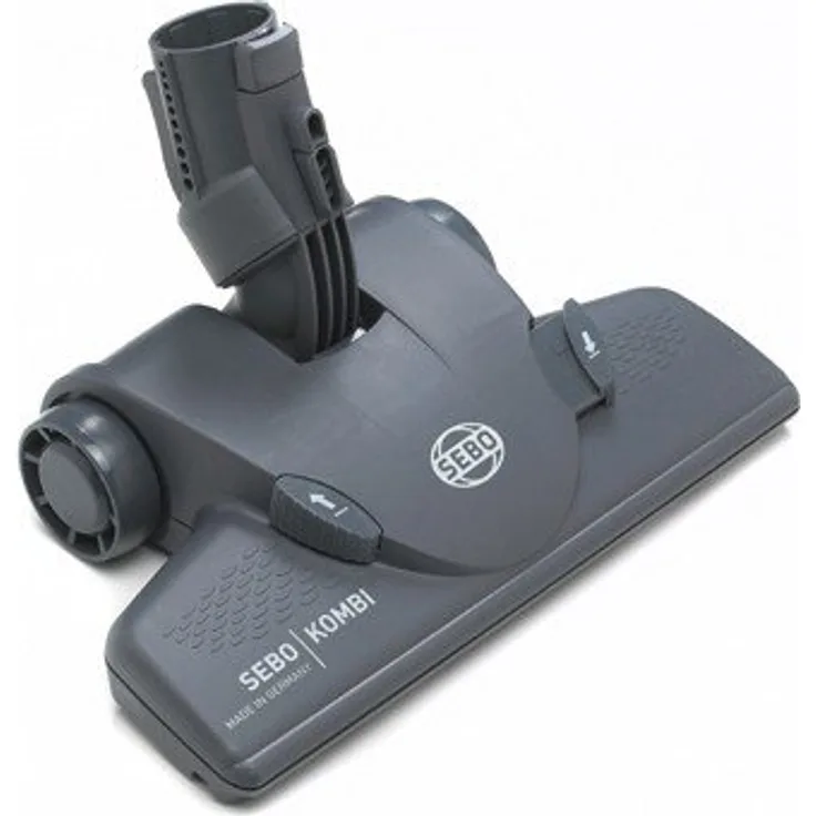 Sebo 7260GS Kombibodendüse für Sebo Felix, Airbelt K, Airbelt D und Airbelt C mit wendigem Dreh-Kipp-Gelenk, grau-schwarz