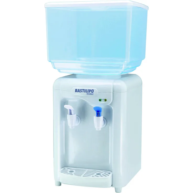 BASTILIPO Spender riofrio Kaltwasser-Der Zeit, 7 L, Temperatur-Kühlung Pfandsystem zwischen 8 ? 15 °C, 65 W, Weiß