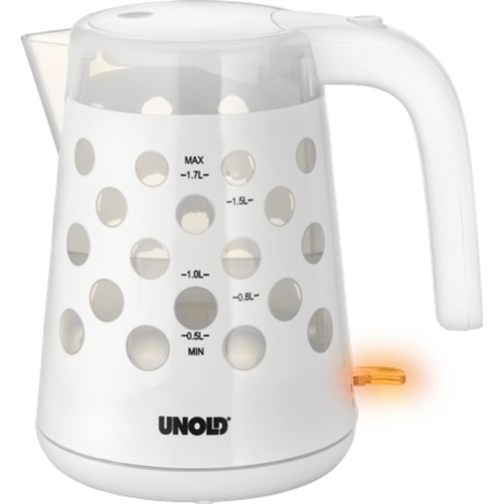 UNOLD 18540 18540-42 -44-48 BLITZKOCHER Pastello White, 1.7 liters, Weiß