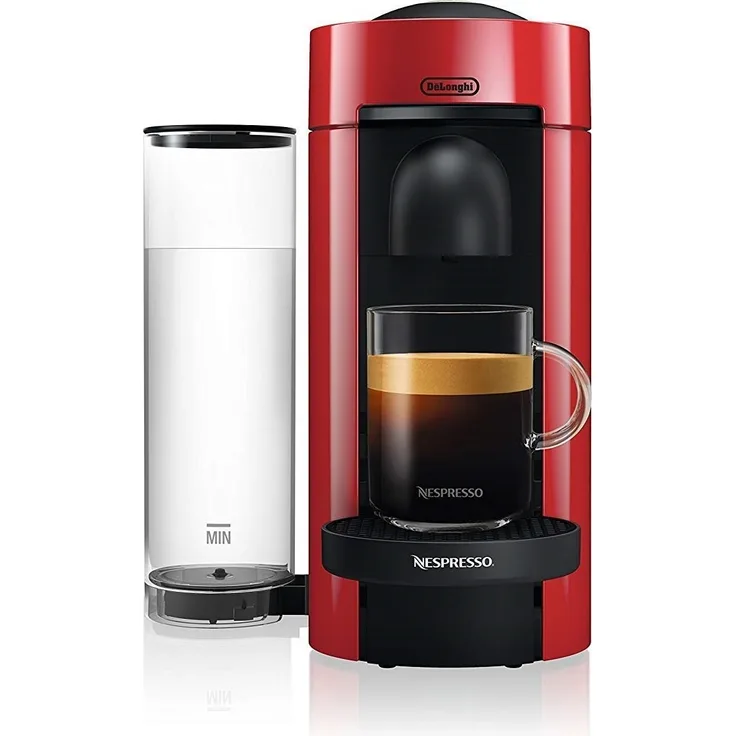 De'Longhi Nespresso Vertuo ENV150.R Kaffeekapselmaschine, Centrifusion Technologie, 3 Tassengrößen, 1,1 L, rot