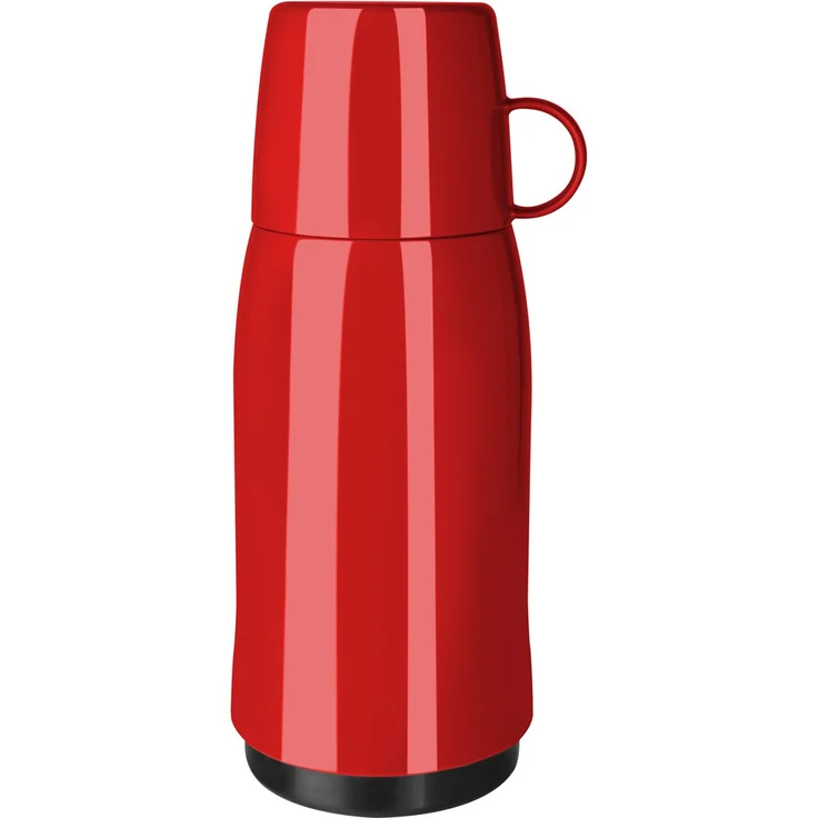 Emsa 502444 Isolierflasche, Mobil genießen, 500 ml, Schraubverschluss, Rot, Rocket – Bild 1