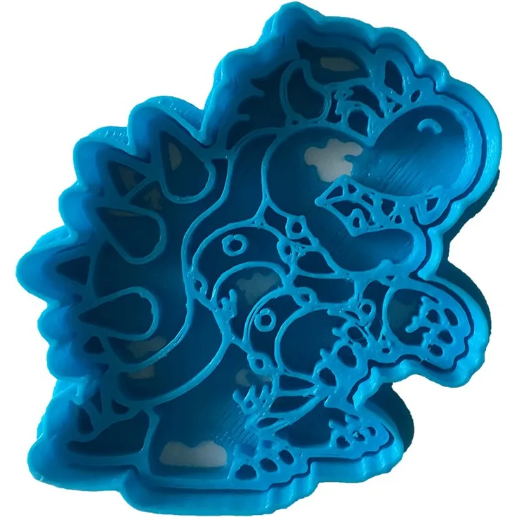 Cuticuter Bowser Mario Bros Ausstechform, Blau, 8 x 7 x 1.5 cm
