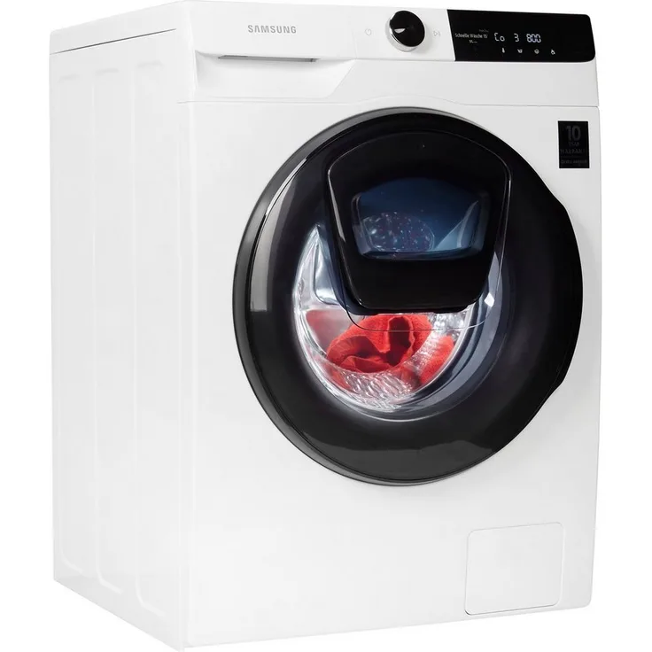 Samsung WW81T854ABT, Frontlader-Waschmaschine, A, Fassungsvermögen 8 kg, Standgerät, Breite 60 cm