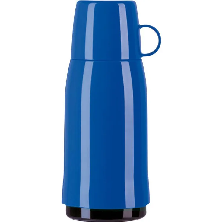 Emsa 502442 Isolierflasche, Mobil genießen, 500 ml, Schraubverschluss, Blau, Rocket