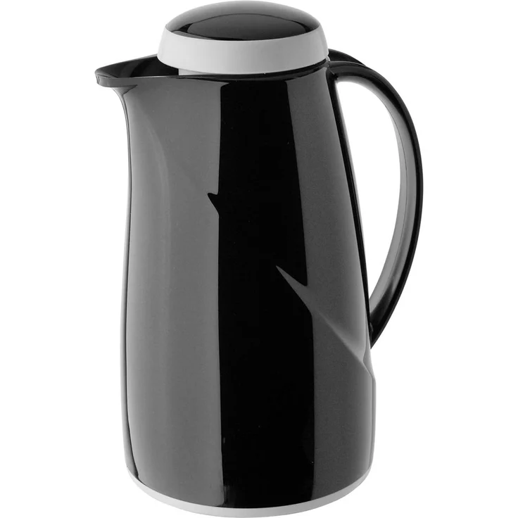 Helios Wave Isolierkanne, Kunststoff, schwarz, 1 Liter