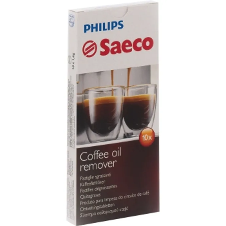 Saeco CA6704-99 Kaffeefettlöser-Tabletten für Kaffeevollautomaten, 10 Tabletten