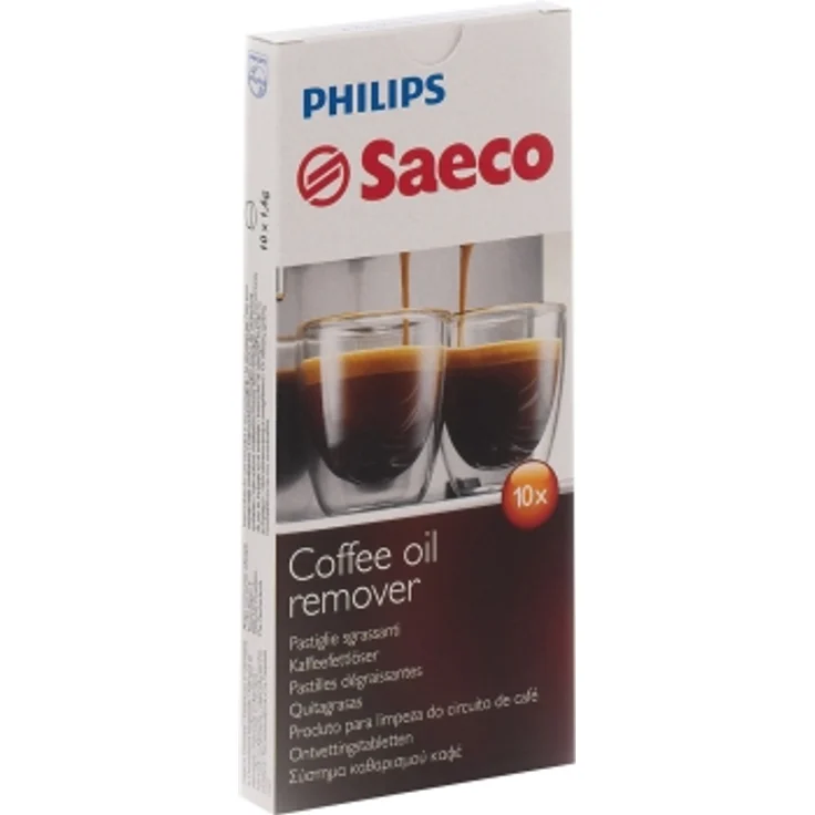 Saeco CA6704-99 Kaffeefettlöser-Tabletten für Kaffeevollautomaten, 10 Tabletten