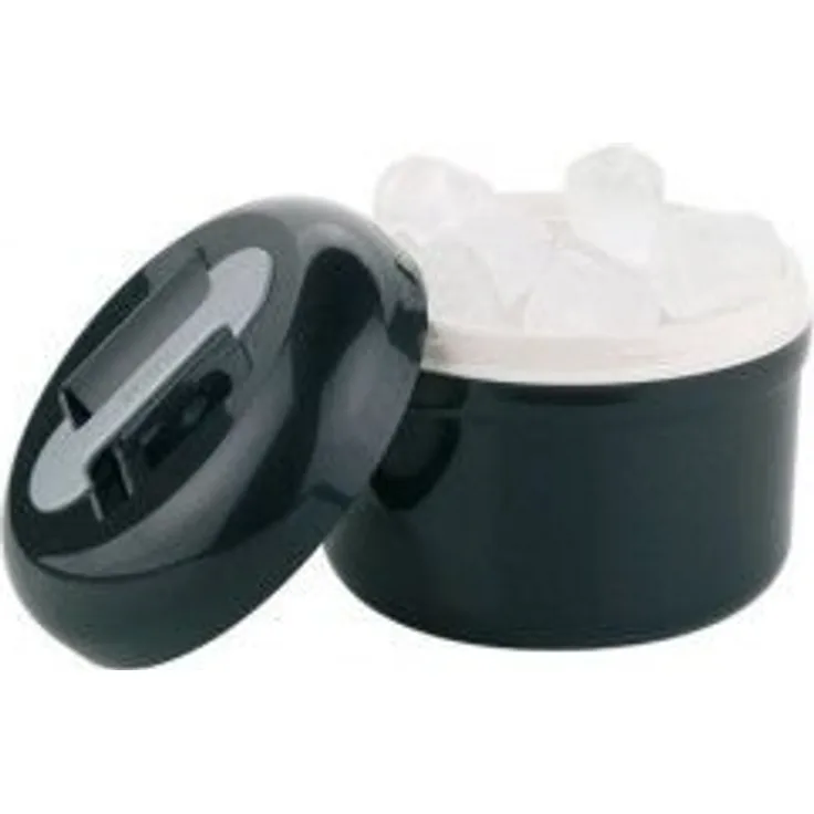 Valira 6212-114 Eiswürfelbehälter, isoliert, Metall, 2,5 l, Schwarz - Grau
