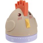 TFA Dostmann 38.1040 HAHN Küchen, mechanischer Timer, Eieruhr, lustig, Kunststoff