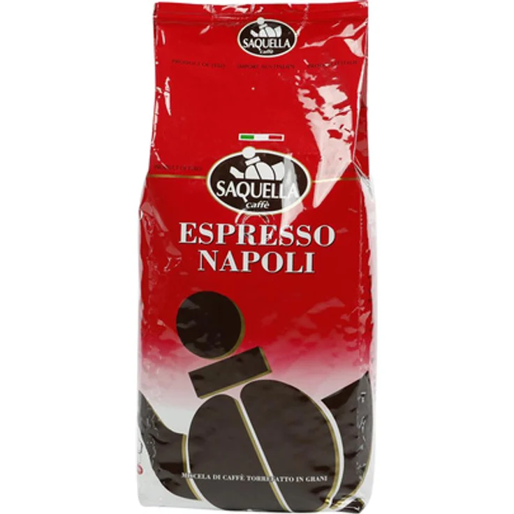 SAQUELLA Espresso Napoli 1kg, Kaffeebohnen – Bild 1