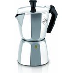Tescoma Espressokocher, Silber-schwarz, 13 cm
