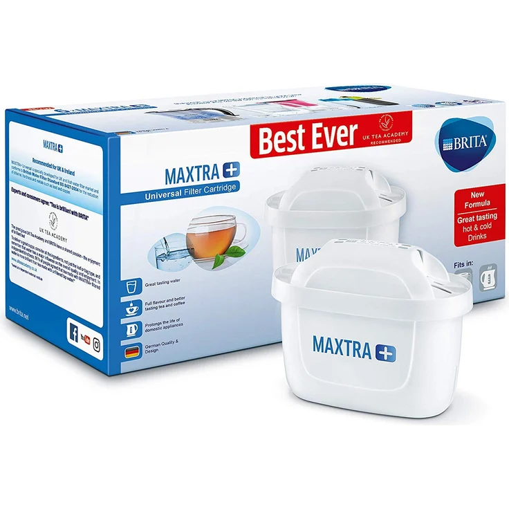 BRITA Maxtra+ Wasserfilter-Kartuschen, Weiß, Plastik, weiß, 6 Stück – Bild 1