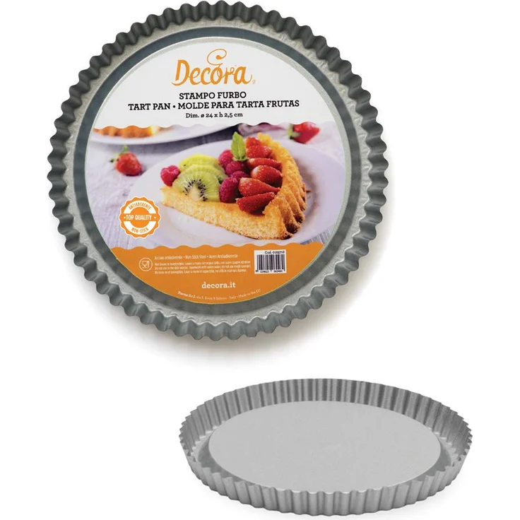 0070030 DECORA OBSTKUCHENFORM BACKLIEBE BICOLOR Ø 24 X 3 H CM NEW