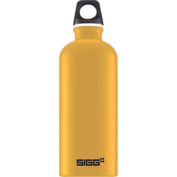 Sigg Unisex – Erwachsene Mustard Touch Wasserflaschen, Gelb, 0.6 – Bild 1