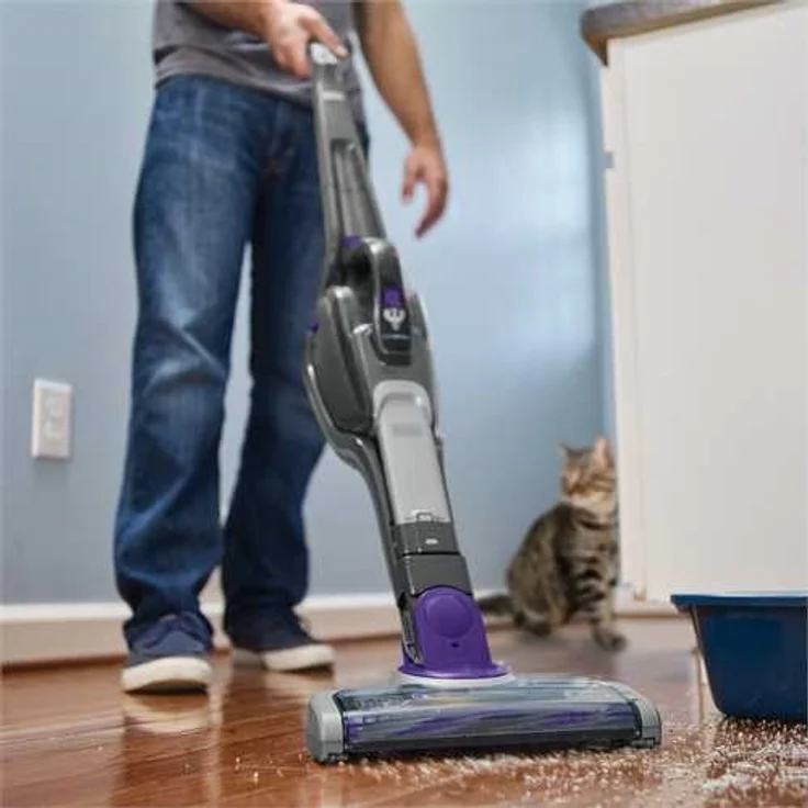 Black + Decker SVJ520BFSP Handstaubsauger, 25 min Akkubetrieb, Zyklon-Technologie, Tierhaare – Bild 12