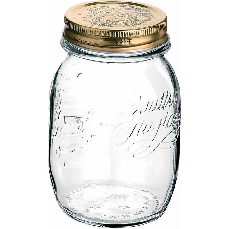 Glas Quattro Stagioni 500 ml mit Deckel 70 mm Ø