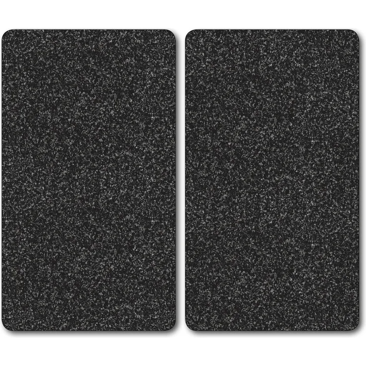 Kesper 3652213 Multi-Glasschneideplatte, 2-er Pack, Motiv: Granit, Maße: 52 x 30 x 1.2 cm