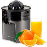 IKOHS GREY TORNADE Zitrusspresse, 40W, 0,15L Kapazität, schwarz, grau