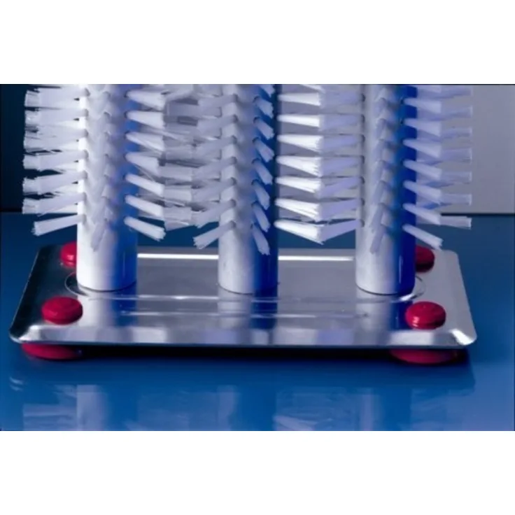 Gläserspülbürste mit METALLBODEN mit 3 Bürsten á 25cm
