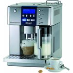 De'Longhi ESAM 6600 Primadonna Kaffeevollautomat, Digitaldisplay, 13-stufiges Mahlwerk, 2-Tassen-Funktion, silber, mit Milchsystem
