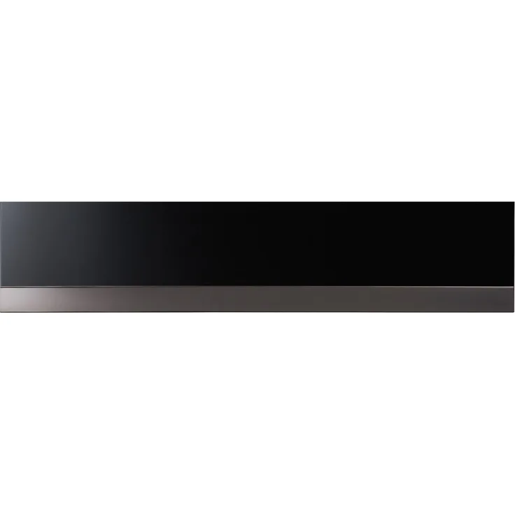 Küppersbusch CSW 6800.0 Wärmeschublade + ZC 8020 Glasfront Schwarz + Designleiste Black Chrome