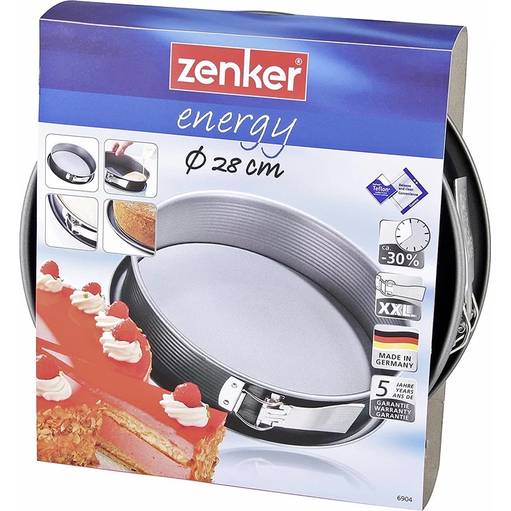 Zenker 6904 Springform mit Flachboden Ø 28 cm, energy – Bild 2