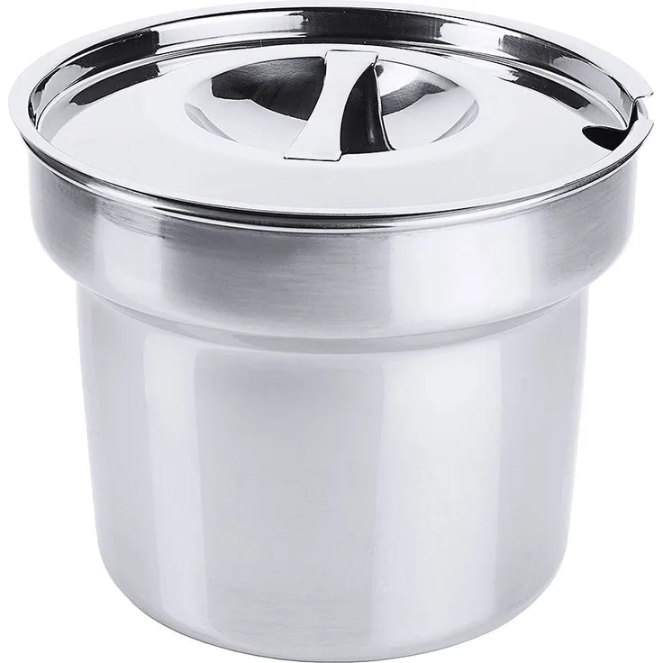 Contacto Edelstahl Bain Marie Topf 4,2 l mit Deckel
