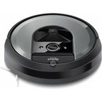 iRobot Roomba i7 7150 Saugroboter, 75 min Akkubetrieb HEPA-Filter, Kameranavigation, App- und Sprachsteuerung, silber-schwarz