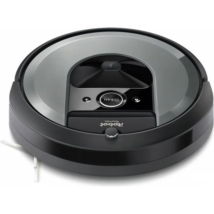 iRobot Roomba i7 7150 Saugroboter, 75 min Akkubetrieb HEPA-Filter, Kameranavigation, App- und Sprachsteuerung, silber-schwarz – Bild 1