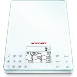 Soehnle Food Control Easy, digitale Küchenwaage, Nährwert Analysewaage zeigt Kalorien, Kohlenhydrate, Eiweiß, Fett, Cholesterin von Lebensmitteln an, Kalorienwaage, Diätwaage, Diabetes-Waage