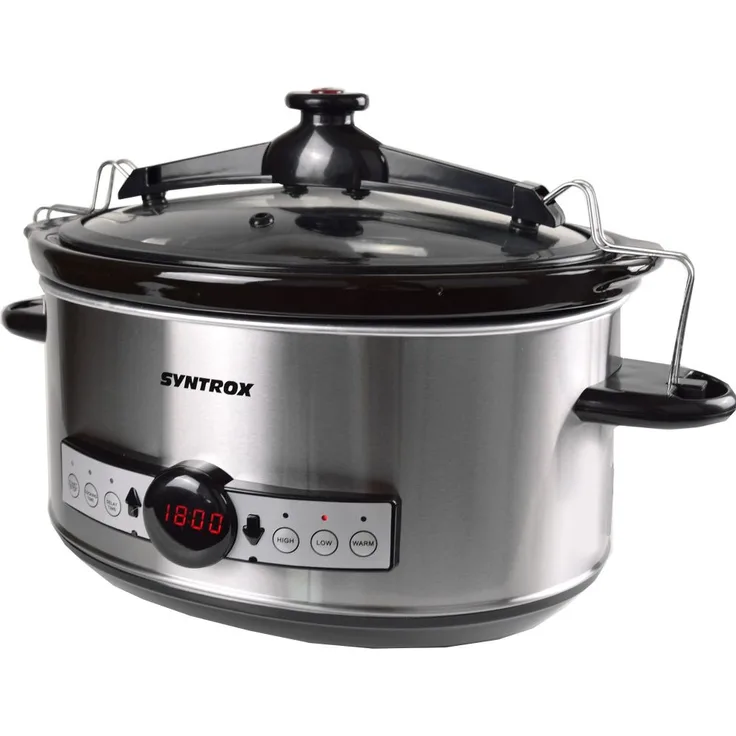 Syntrox Slow Chef SC-650DB-320, Slow Cooker, 320W, 6,5L Kapazität