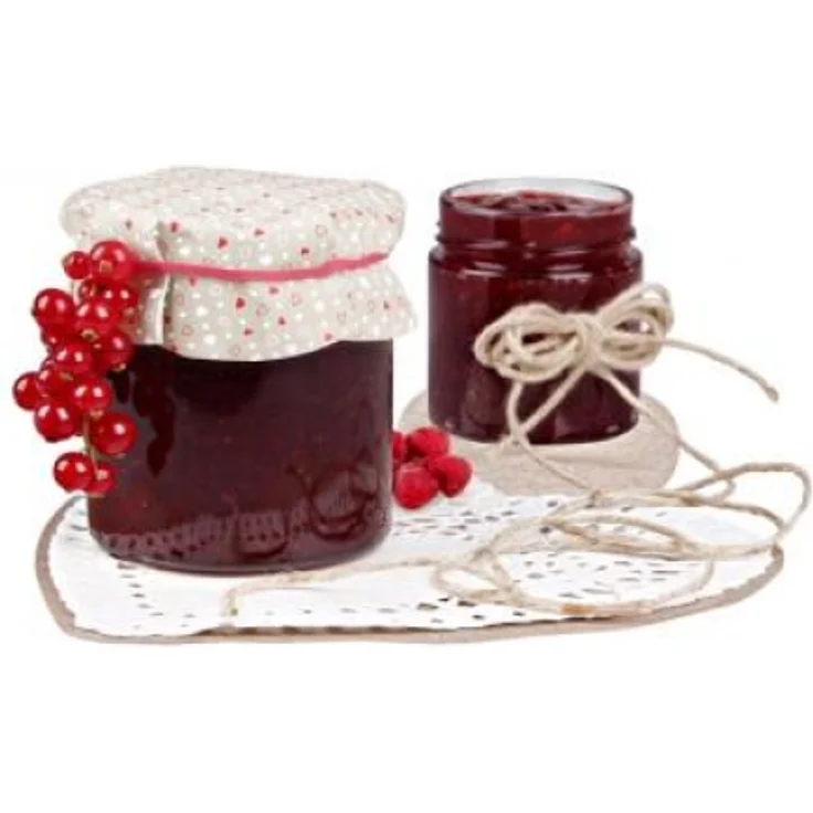 Dr. Oetker Deckchen-Set+Gummis, Papier, braun-weiß-rot, 16 x 16 x 0,1 cm, 8-Einheiten – Bild 3