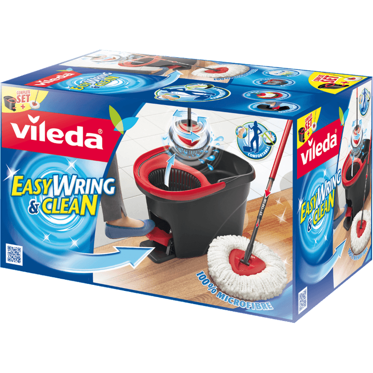 Vileda EasyWring and Clean Komplettbox Wischmopp Set – Bild 2