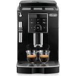 De'Longhi ECAM 25.120.B Kaffeevollautomat mit Profi-Milchaufschäumdüse für Cappuccino, mit Espresso- und Kaffee Direktwahltasten und Drehregler, 2-Tassen-Funktion, Großer 1,8 Liter Wassertank, schwarz