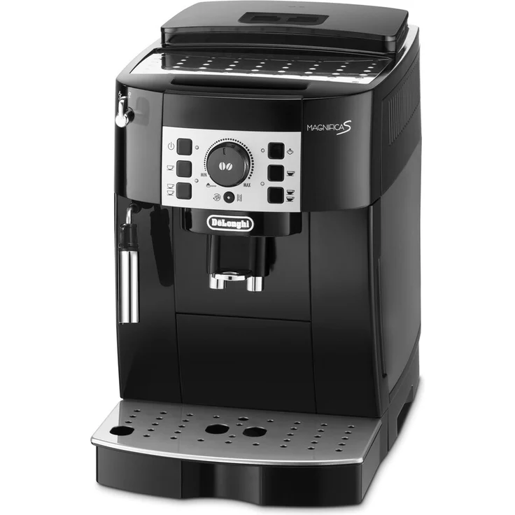 De'Longhi Magnifica S ECAM 20.116.B Kaffeevollautomat, schwarz (integriertes Kegelmahlwerk, leise, Milchschaum-Düse, Spül-Programm, Entkalkungsprogramm) – Bild 2