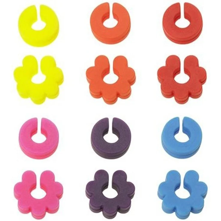 Lurch 210220 Glasmarkierer Fancy Rings 12er Set