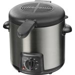 Steba DF 90 Mini-Fritteuse-Fondue-Set, Edelstahlgehäuse, für 1-2 Personen, 700 Watt, 0,9 L Kapazität