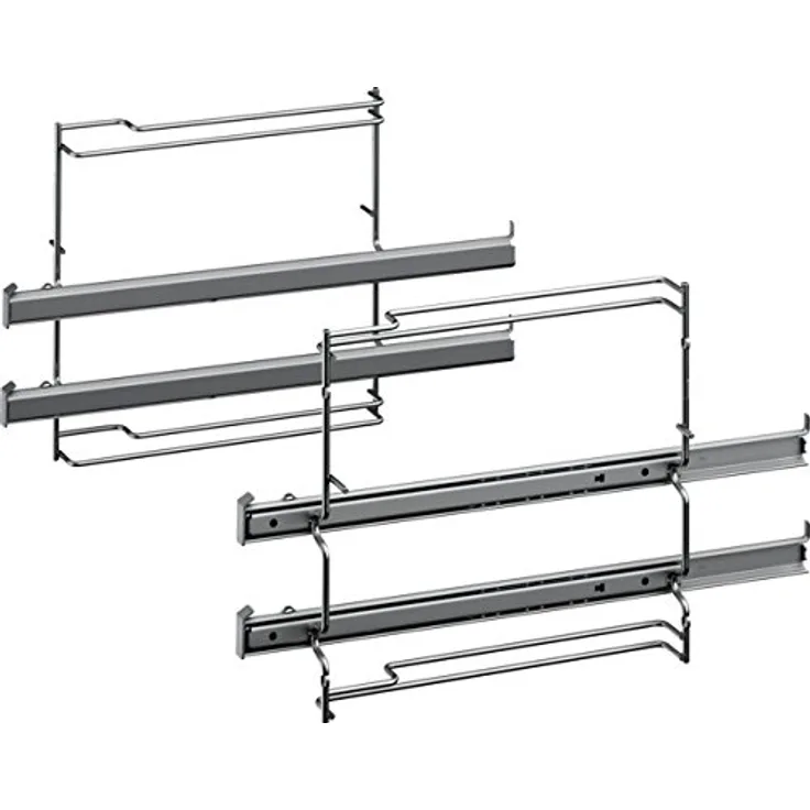 Neff Z11TE25X0, Backofen-Teleskopauszug, 2 Auszugsebenen, silber