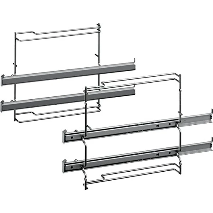 Neff Z11TE25X0, Backofen-Teleskopauszug, 2 Auszugsebenen, silber