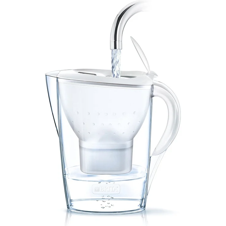 BRITA Wasserfilter Marella weiß inkl. 3 Maxtra Plus Filterkartuschen – BRITA Filter Starterpaket zur Reduzierung von Kalk, Chlor & geschmacksstörenden Stoffen im Wasser – Bild 3