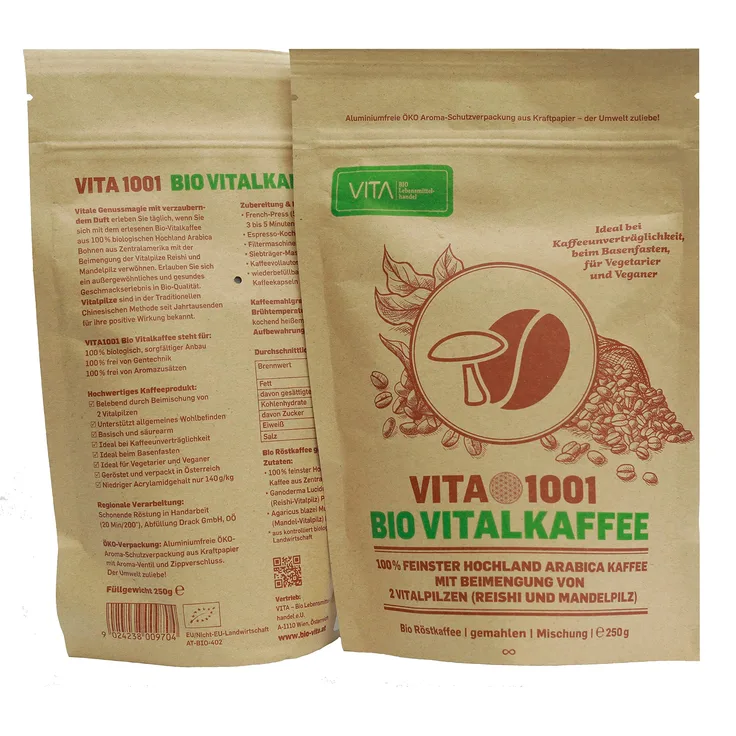 VITA Bio Lebensmittelhandel e.U. Vitalkaffee, 1er Pack (1 x 250 g)