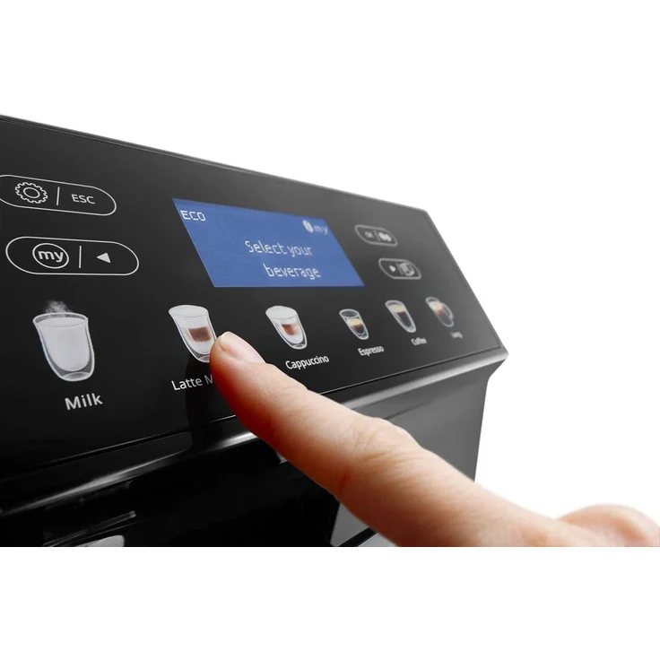 De'Longhi Kaffeevollautomat ECAM 46.860.B Eletta Evo, schwarz, mit Milchsystem – Bild 3
