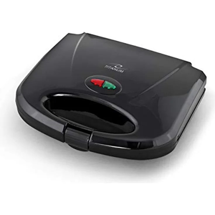 Esperanza TKT002K Titanum Sandwichmaker Casserole 700W, Metall, Schwarz