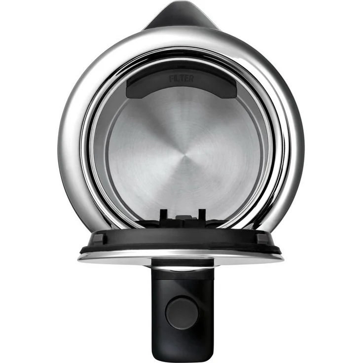 WMF LONO Wasserkocher 1,6 l, 2400 W, außenliegende Wasserstandsanzeige, Kalk-Wasserfilter, cromargan matt-silber – Bild 2