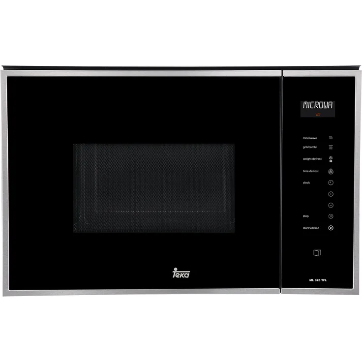 Teka ML 825 TFL BI 40590640 Mikrowelle mit Grill, Einbaugerät, 39 cm, 8 Automatik-Kochprogramme