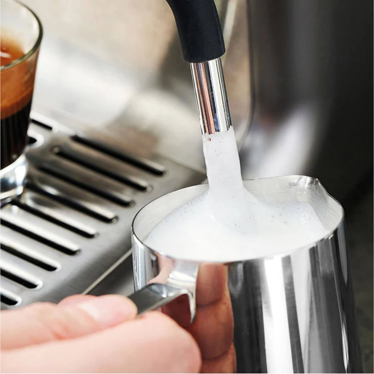 Gastroback Design Espresso Barista Pro Espressomaschine mit integriertem Mahlwerk, schwarz + Edelstahl – Bild 4