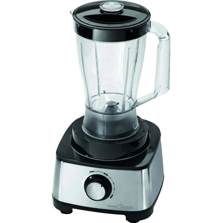 Proficook PC-KM 1063 Foodprozessor mit Direktantrieb, 1200W, 1,2L Schüssel, inkl. Standmixeraufsatz, edelstahl, schwarz – Bild 3