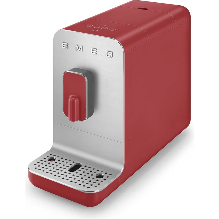 Smeg BCC01 Kaffeevollautomat 50s Style, 1,4 l Wassertank, mit integriertem Mahlwerk, ruby red – Bild 1