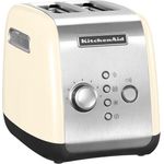 KitchenAid 5KMT221EAC Doppelschlitztoaster, 1100W, 7 Bräunungsstufen, creme 